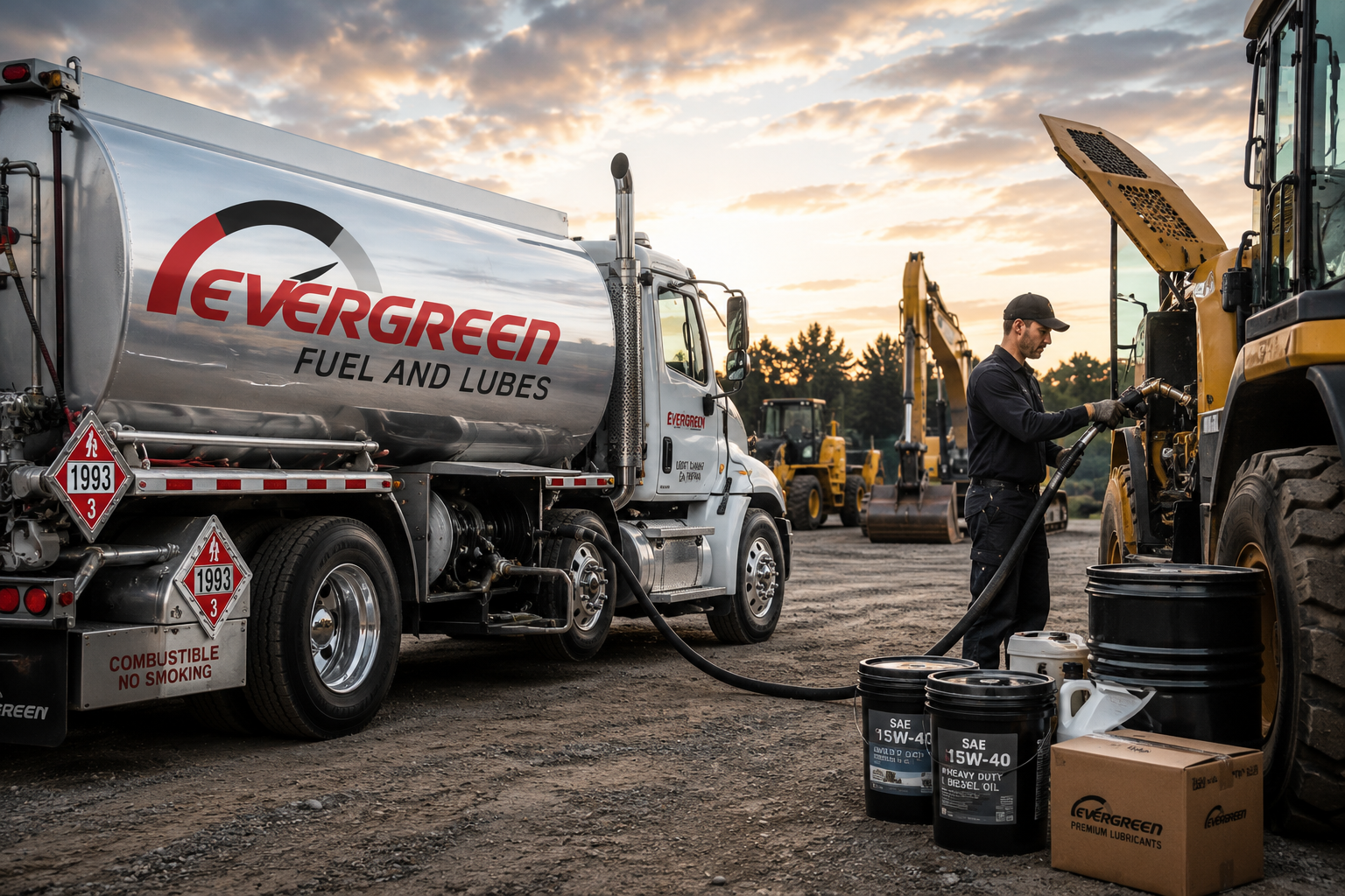 Lubricant delivery — Evergreen Fuel & Lubes, the Pacific Northwest