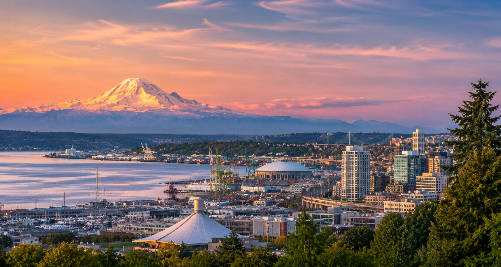 Tacoma, the Pacific Northwest waterfront — fuel & lubricant delivery by Evergreen Fuel & Lubes