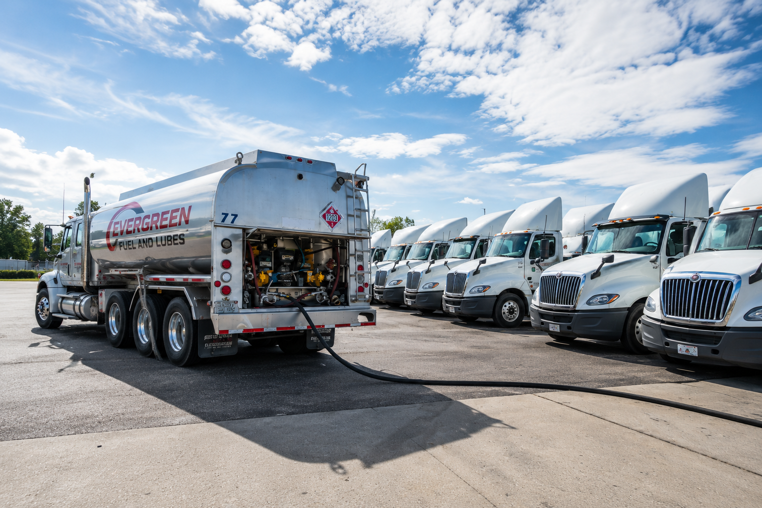 Fleet fueling service at the Pacific Northwest depot